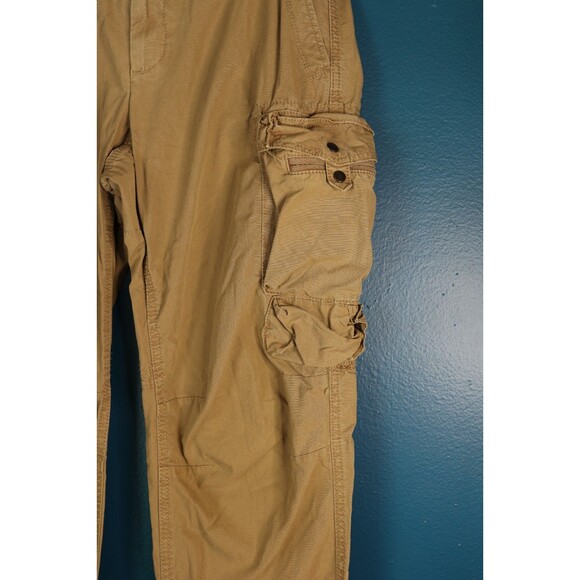 Vintage 90s Y2K Gap Pants Womens 10 Khakis Cargo Baggy Utility Low Rise Grunge - Picture 8 of 16